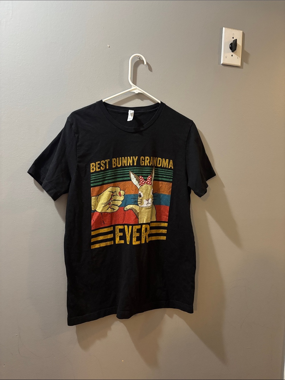 Best bunny grandma ever large tee